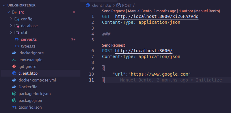 URL Shortener preview